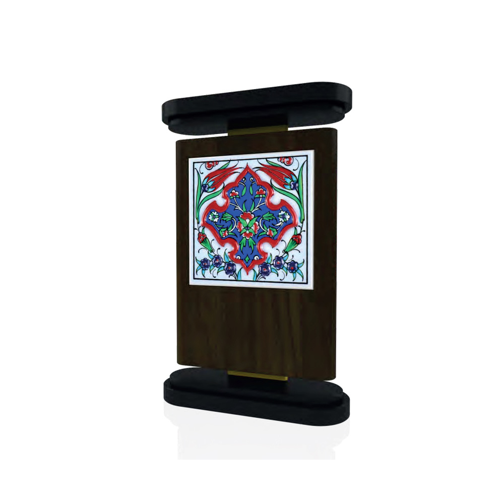 Çinili Ahşap Plaket